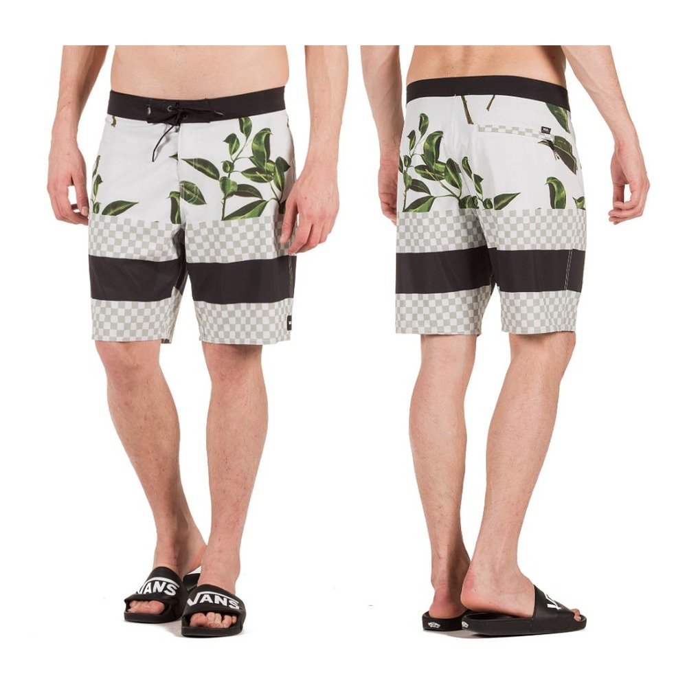 VANS Men's Era Boardshorts Rubber Floral Print Size 32 NWT